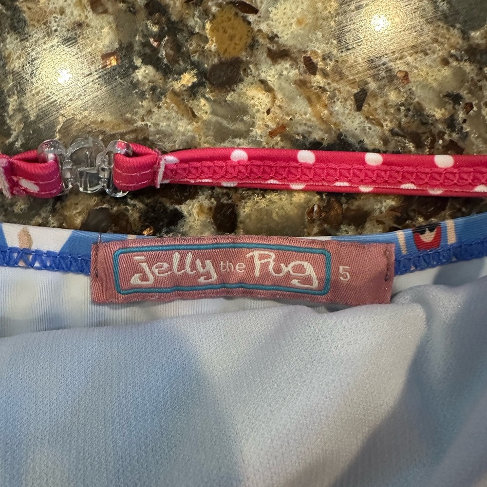 Jelly the Pug Ruffle Bikini Set - Picture 4 of 6